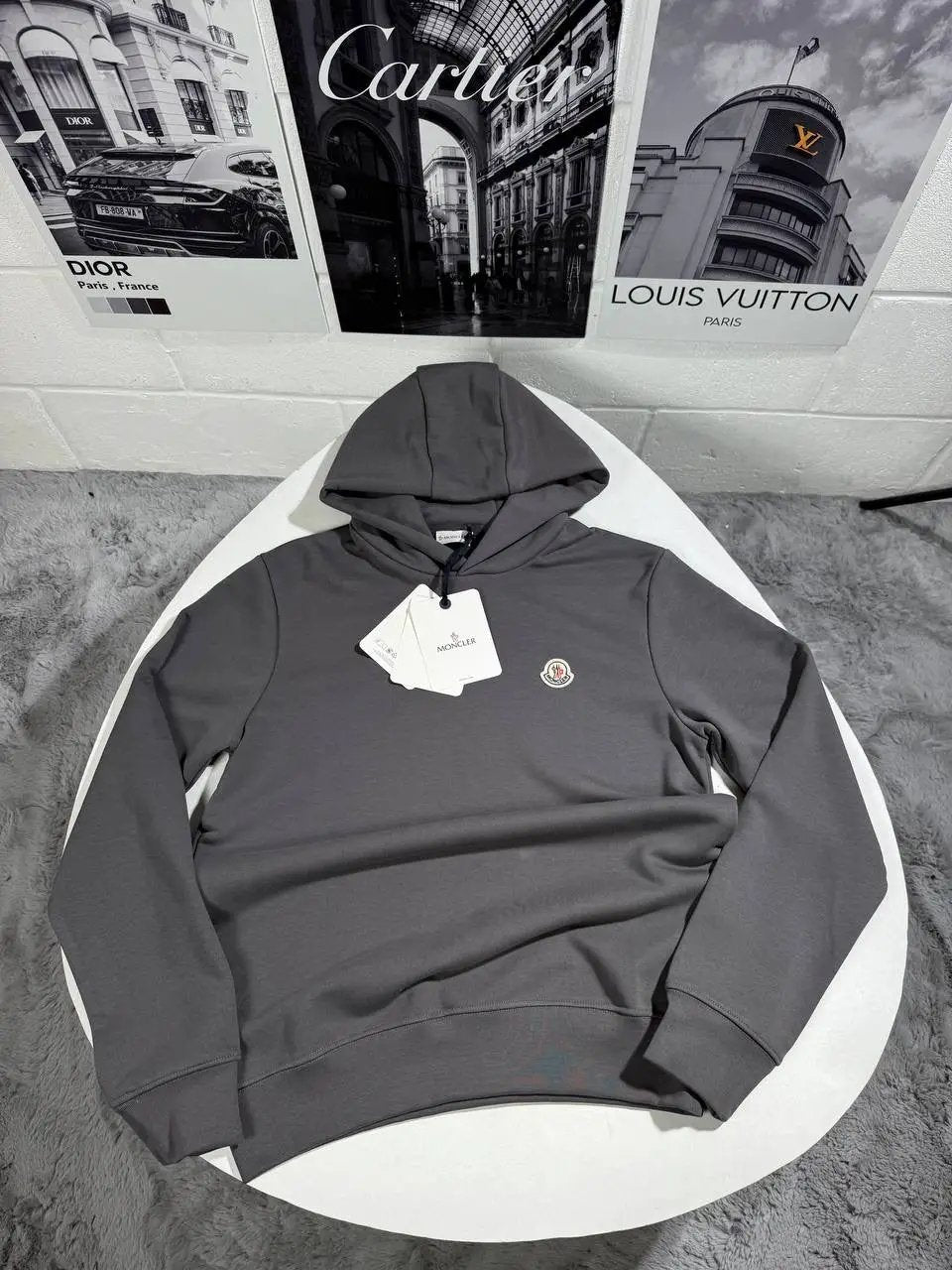 MNCLR DARK GREY HOODIE Stock supplier