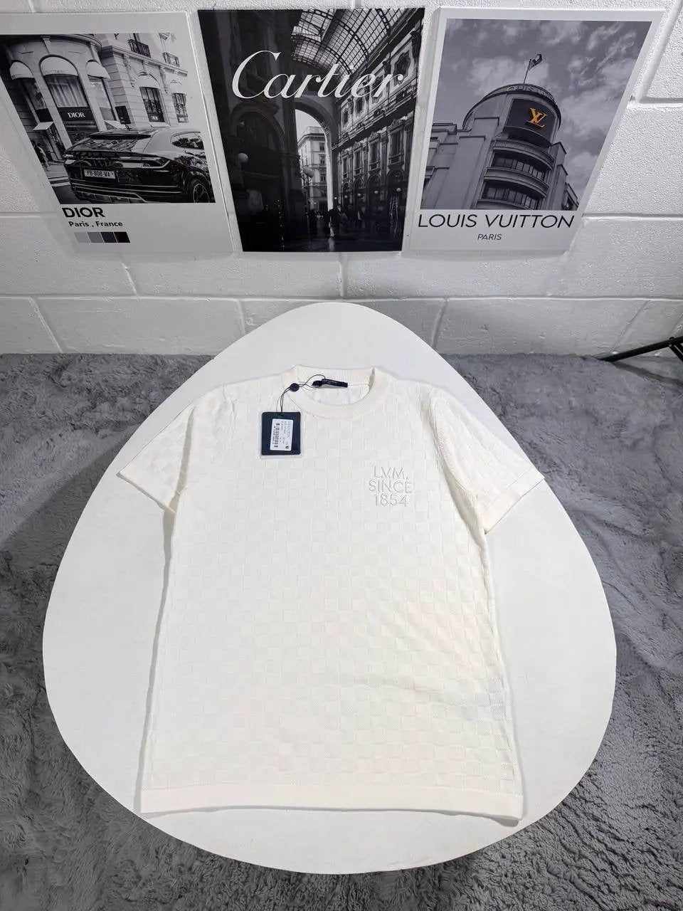 LVE DAMIER KNITTED TSHIRT by Stock supplier