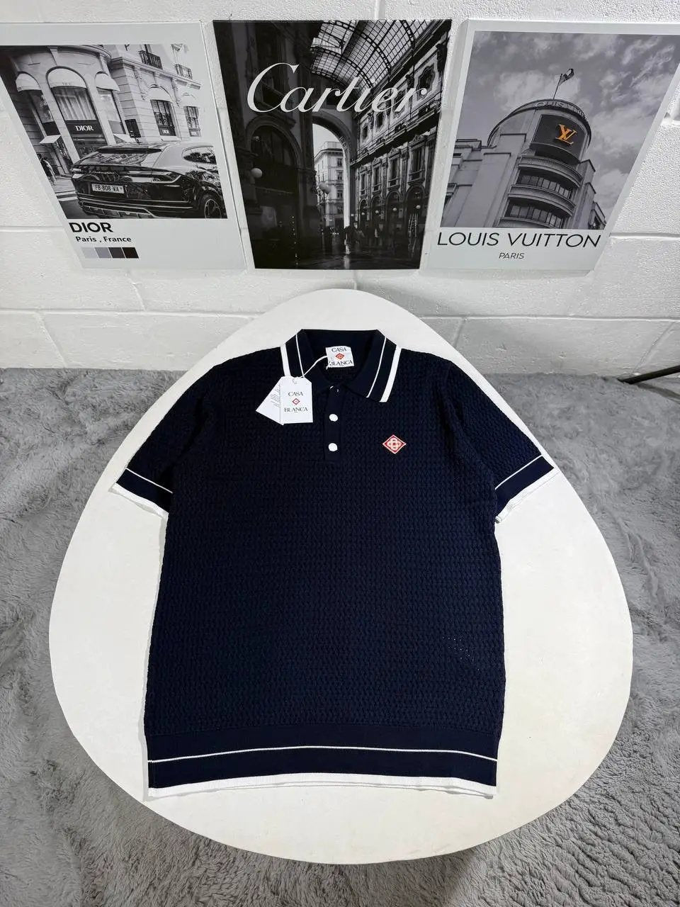CASA KNITTED POLO by Stock supplier