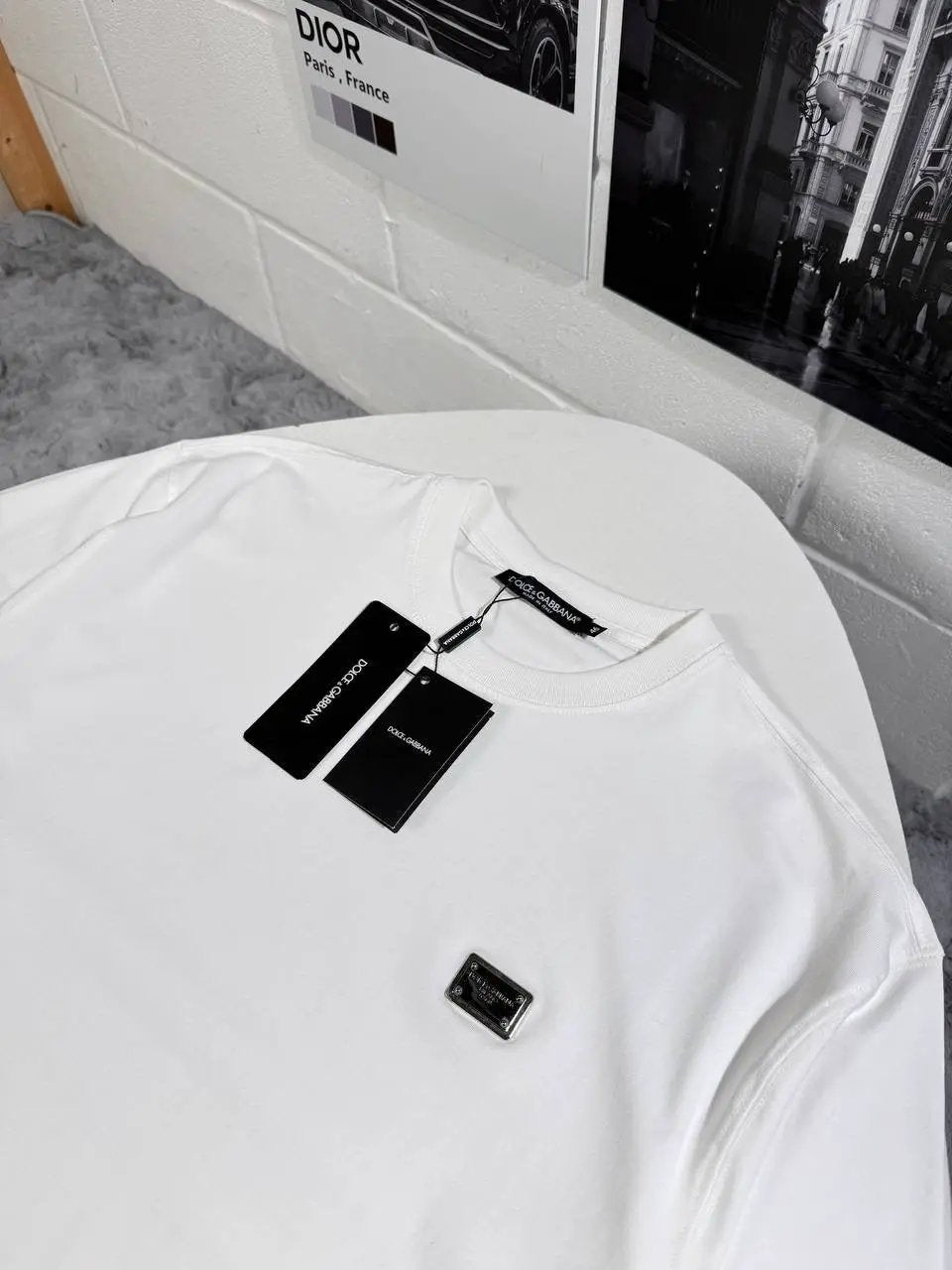 D&G T SHIRT WHITE by Stock supplier