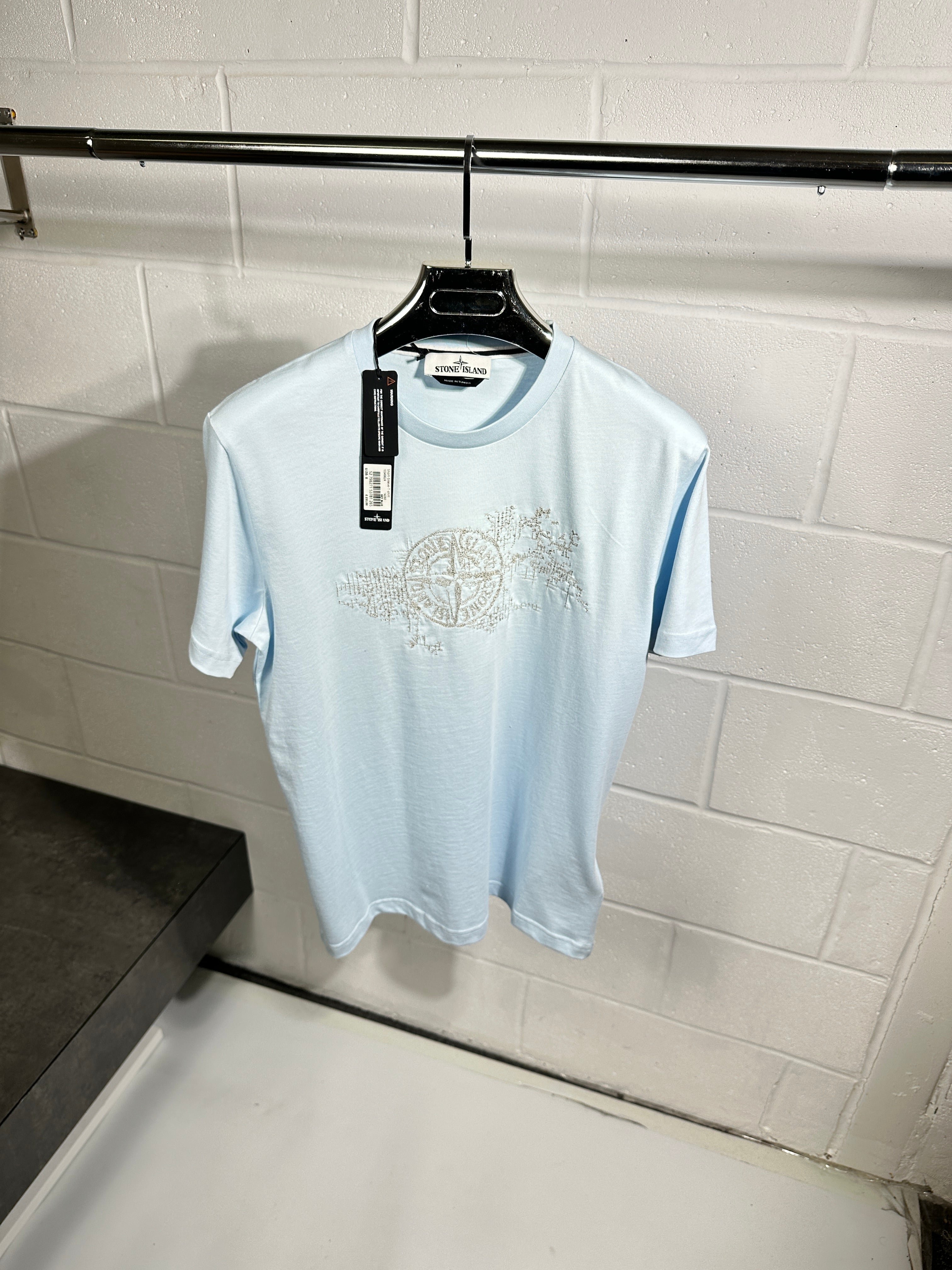 T-shirt SI bleu bébé
