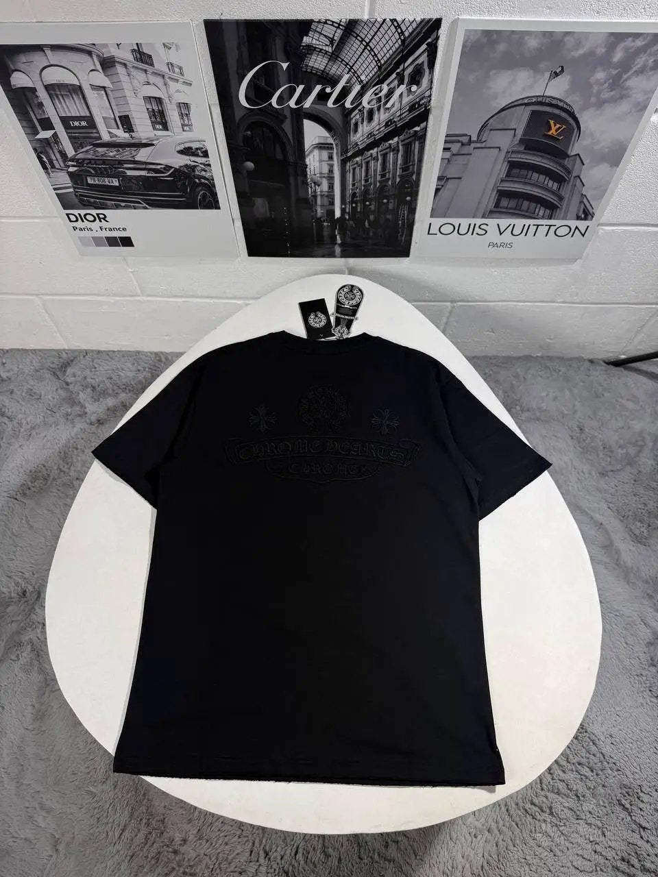 CHROME TSHIRT BLACK by Stock supplier