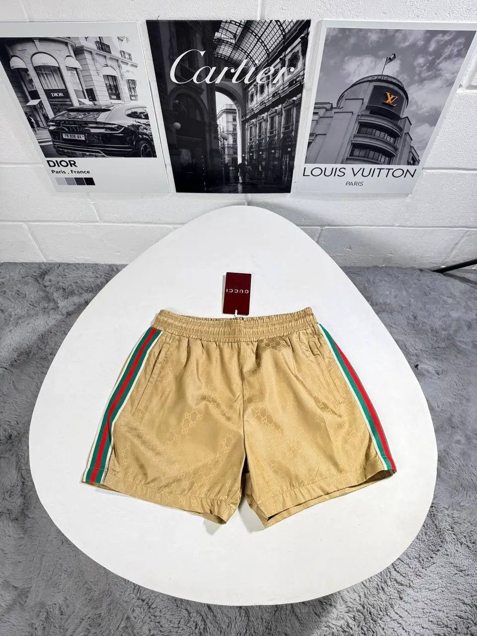 UCCI STRIPPED SHORTS by Stock supplier