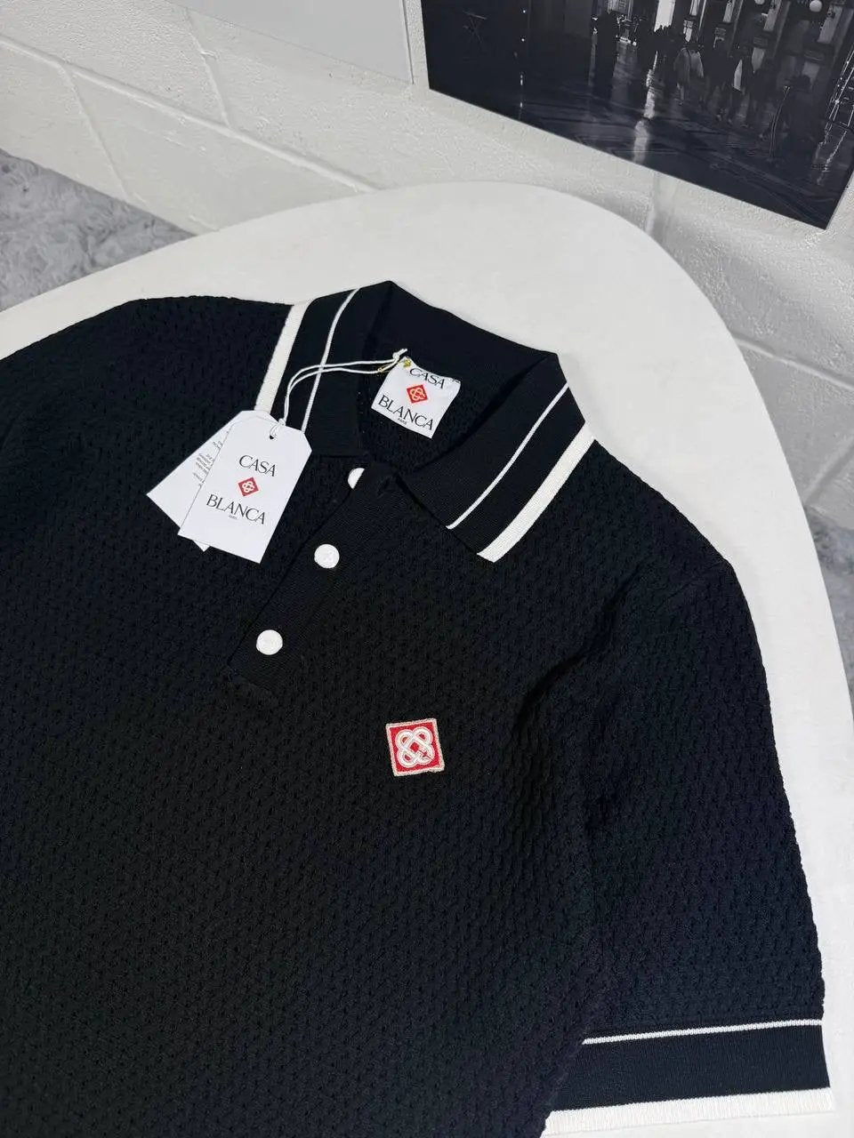 CASA KNITTED POLO by Stock supplier