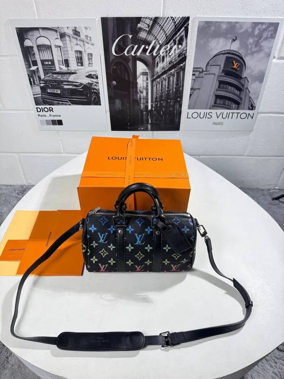 LVE BLUE MONOGRAM BAG