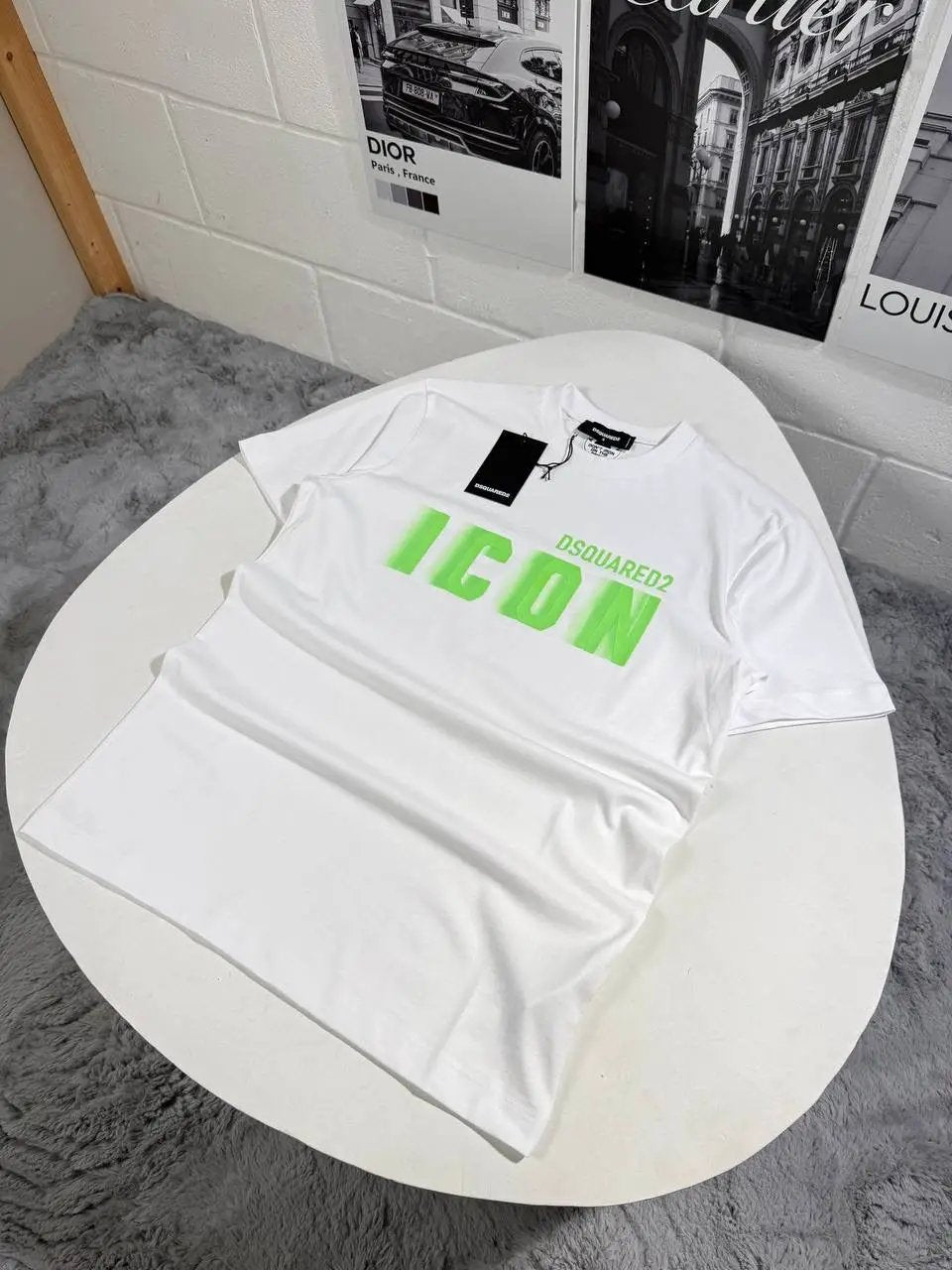 DSQ2 T SHIRT WHITE by Stock supplier