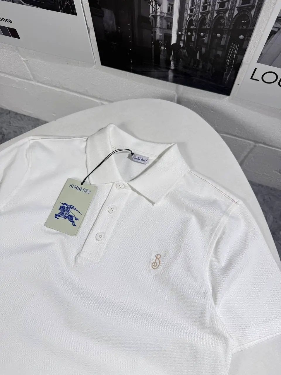 BURB LOGO POLO by Stock supplier