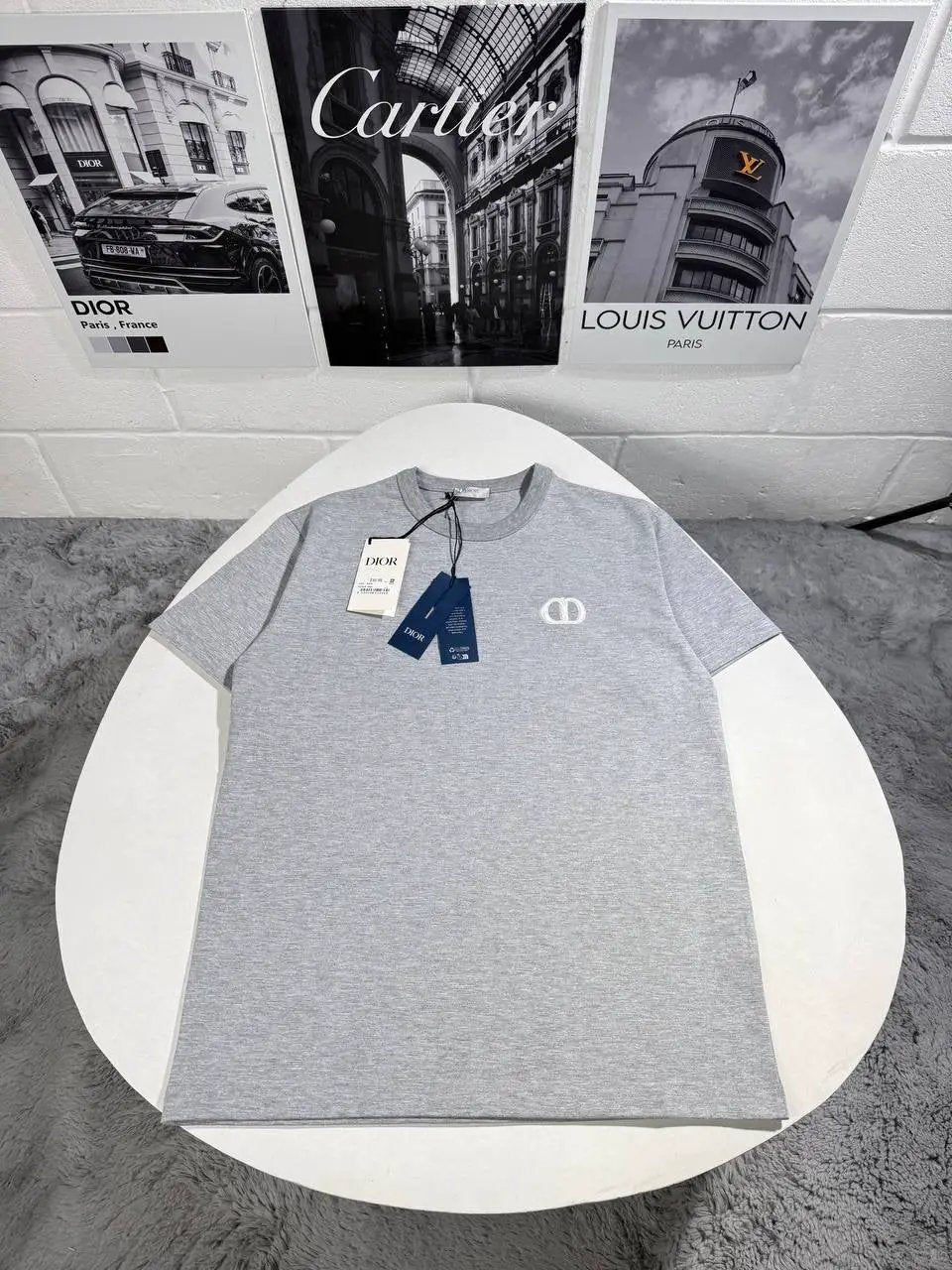 CD T SHIRT GREY by Stock supplier
