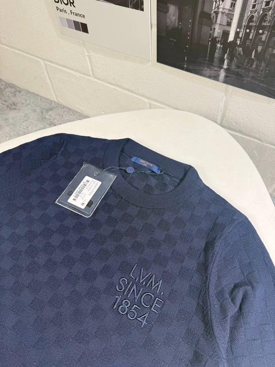 LVE DAMIER KNITTED TSHIRT by Stock supplier