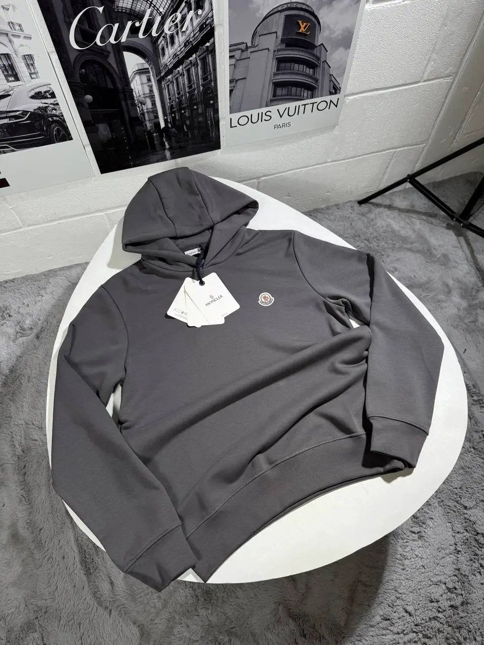 MNCLR DARK GREY HOODIE Stock supplier