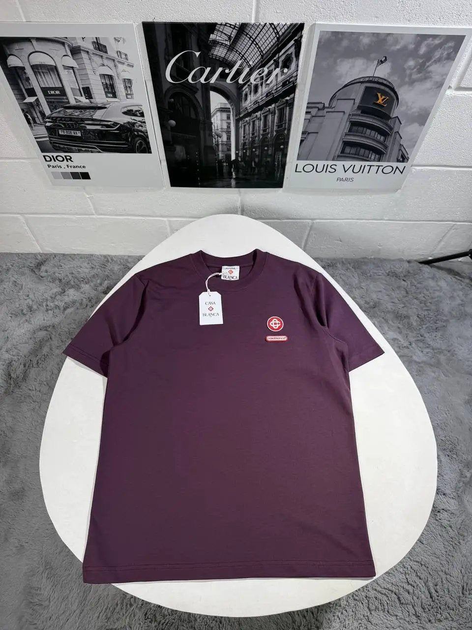 CASA T SHIRT PURPLE by Stock supplier