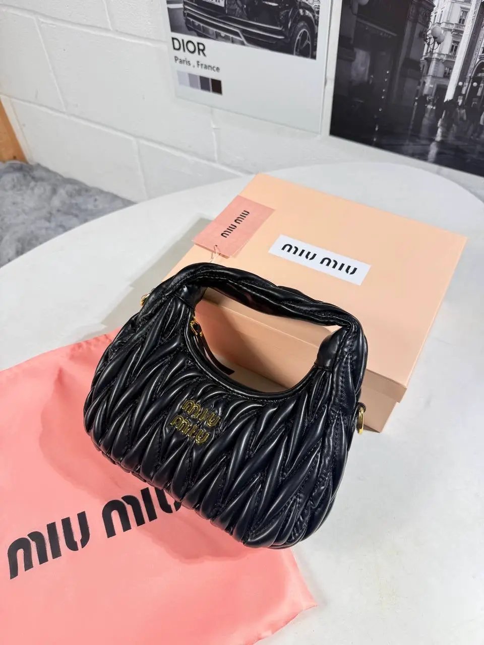 MIU MATELASSE NAPPA LEATHER BAG by Stock supplier