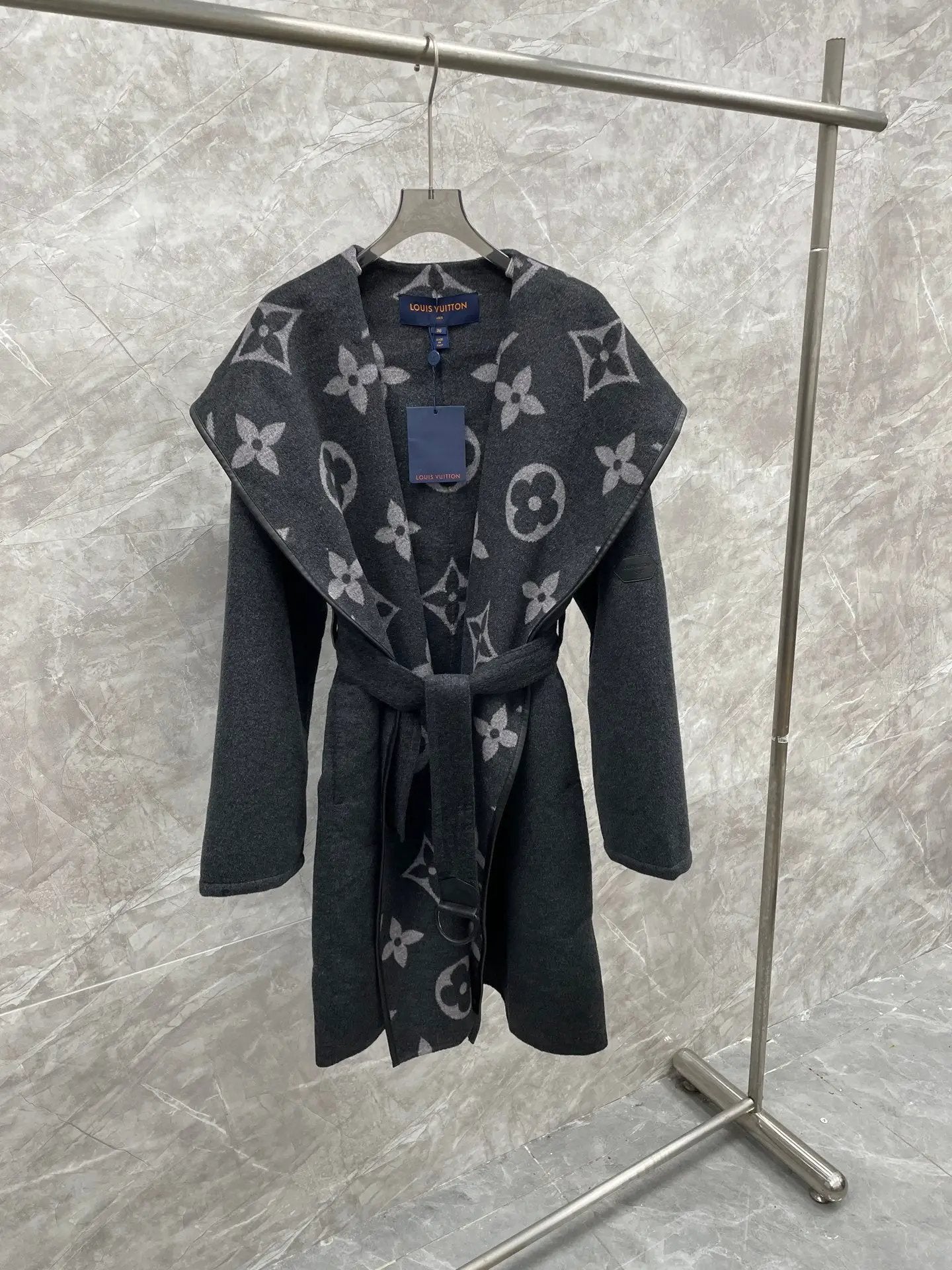 LVE HOODED WRAP COAT (pre-order) by Stock supplier