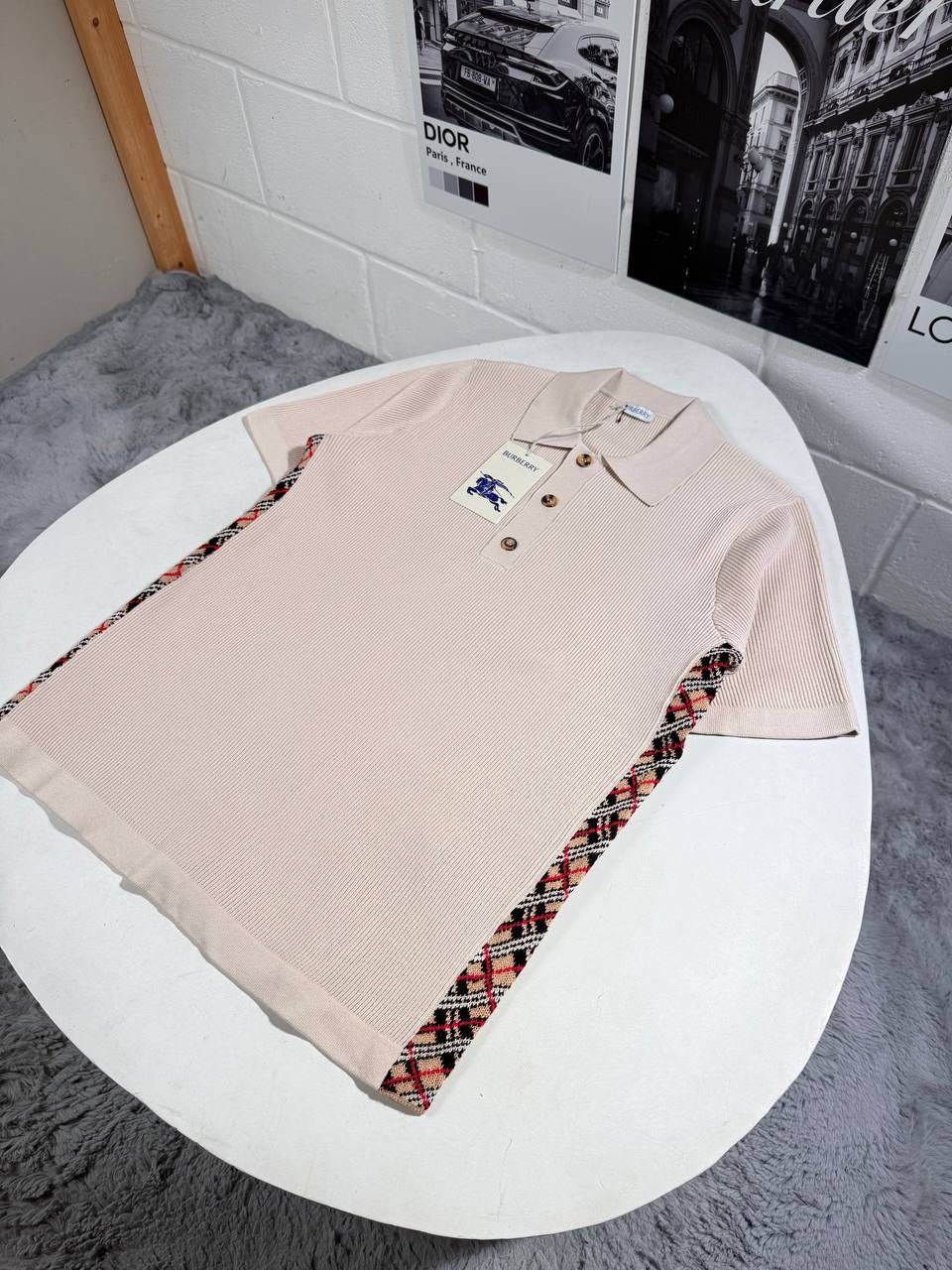 BURB KNITTED POLO