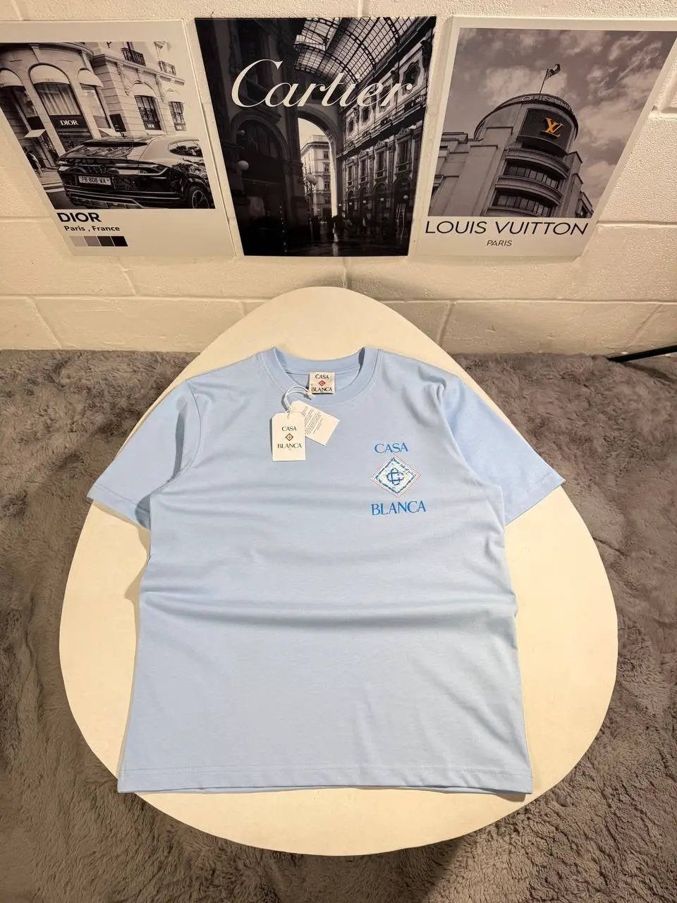 CASA T SHIRT BABY BLUE by Stock supplier