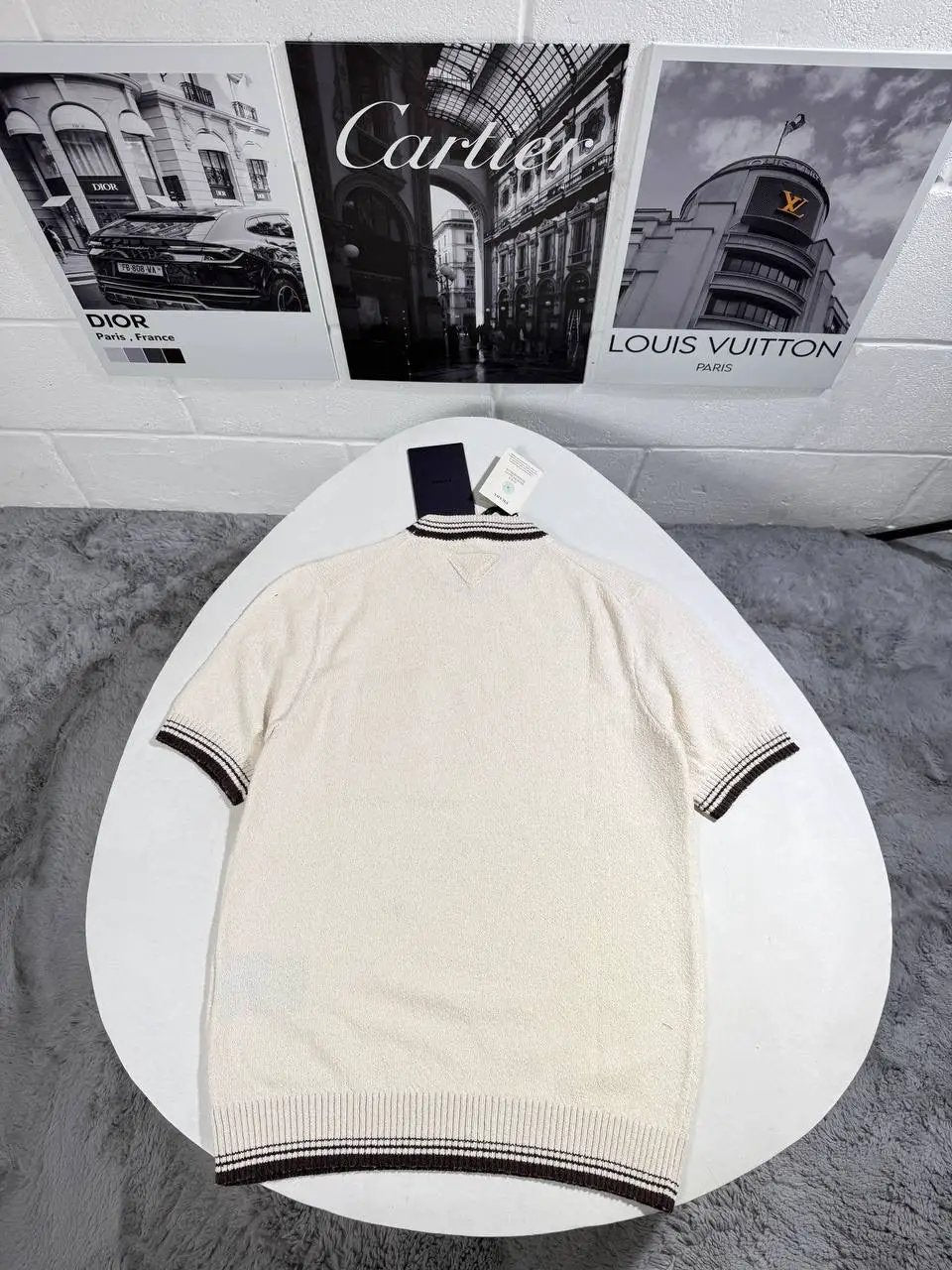 RADA KNITTED T SHIRT WHITE by Stock supplier