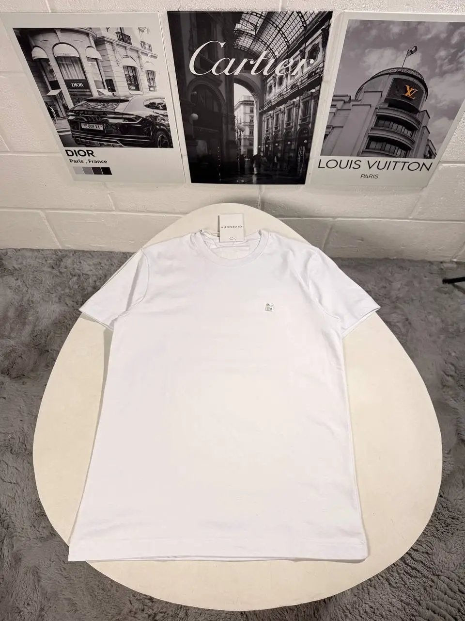 GVNCHY TSHIRT WHITE Stock supplier
