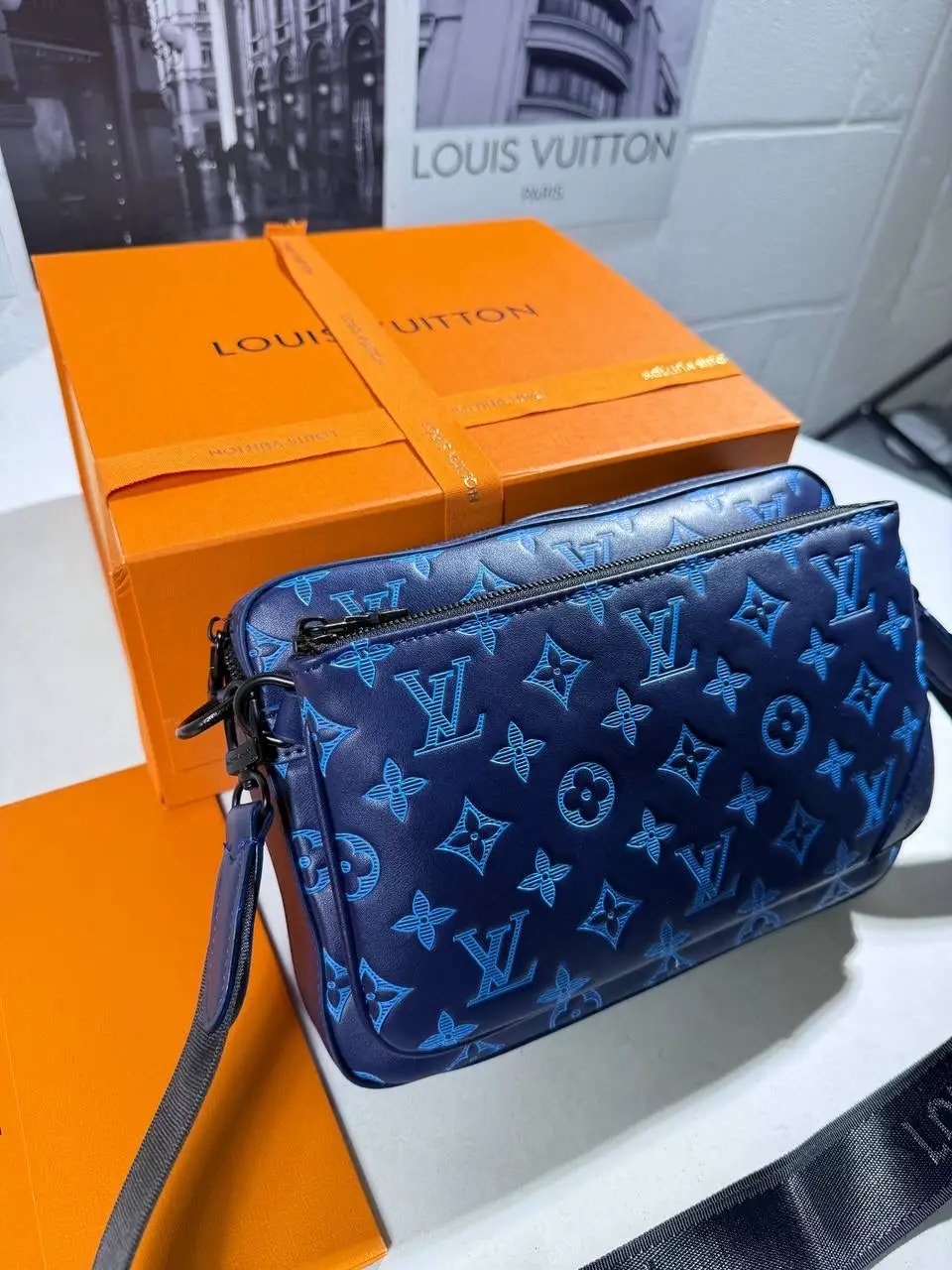 LVE BLUE TRIO BAG