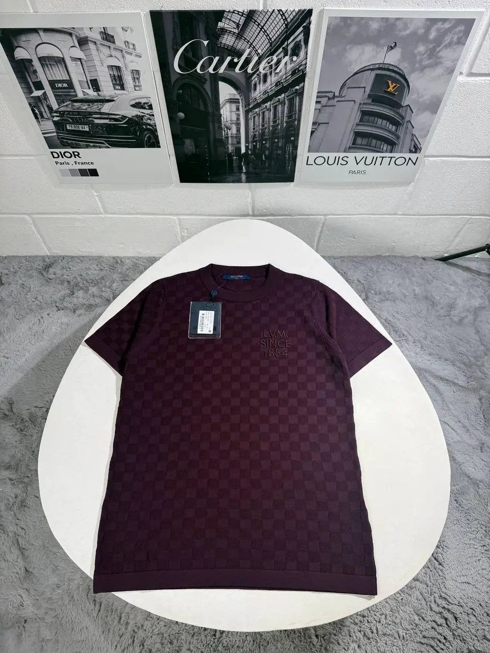 LVE DAMIER KNITTED TSHIRT by Stock supplier