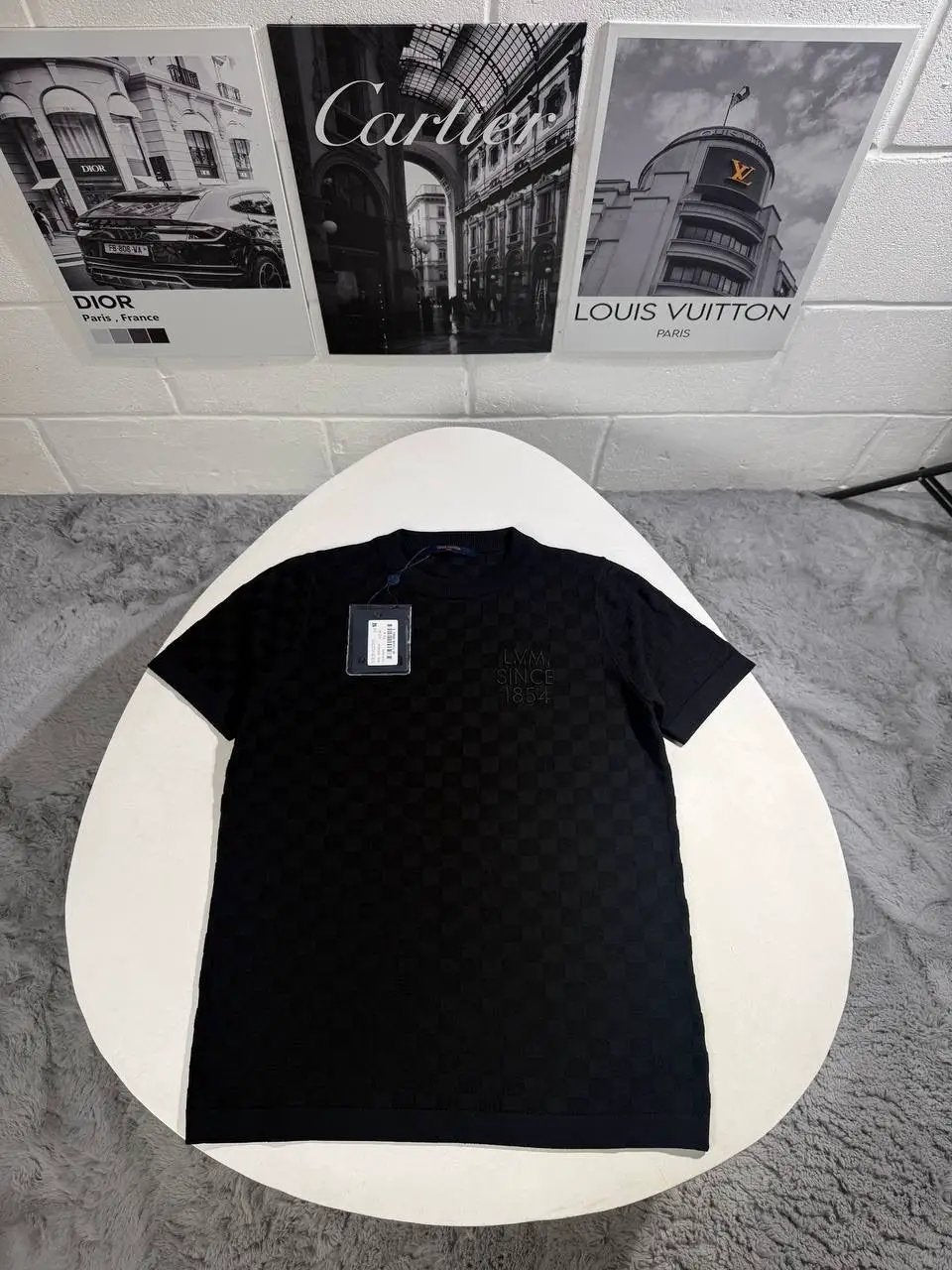 LVE DAMIER KNITTED TSHIRT by Stock supplier
