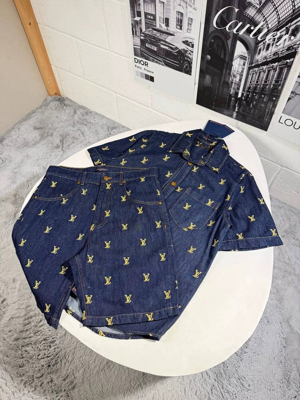 LVE DENIM SHORTSETS MENS by Stock supplier