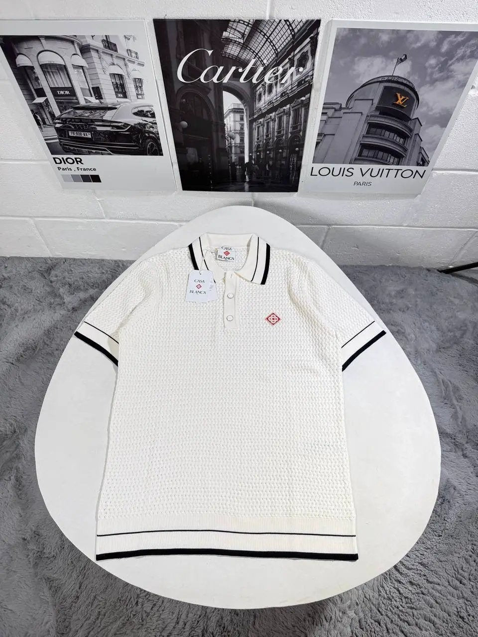 CASA KNITTED POLO by Stock supplier