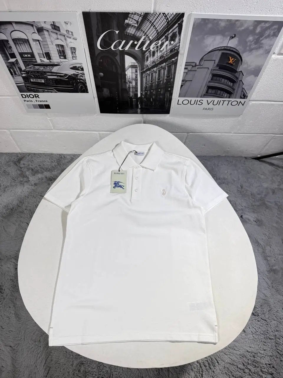 BURB LOGO POLO by Stock supplier