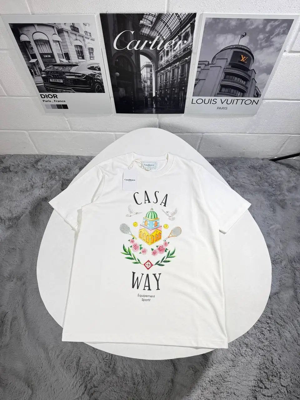 CASA PRINTED COTTON TSHIRT by Stock supplier