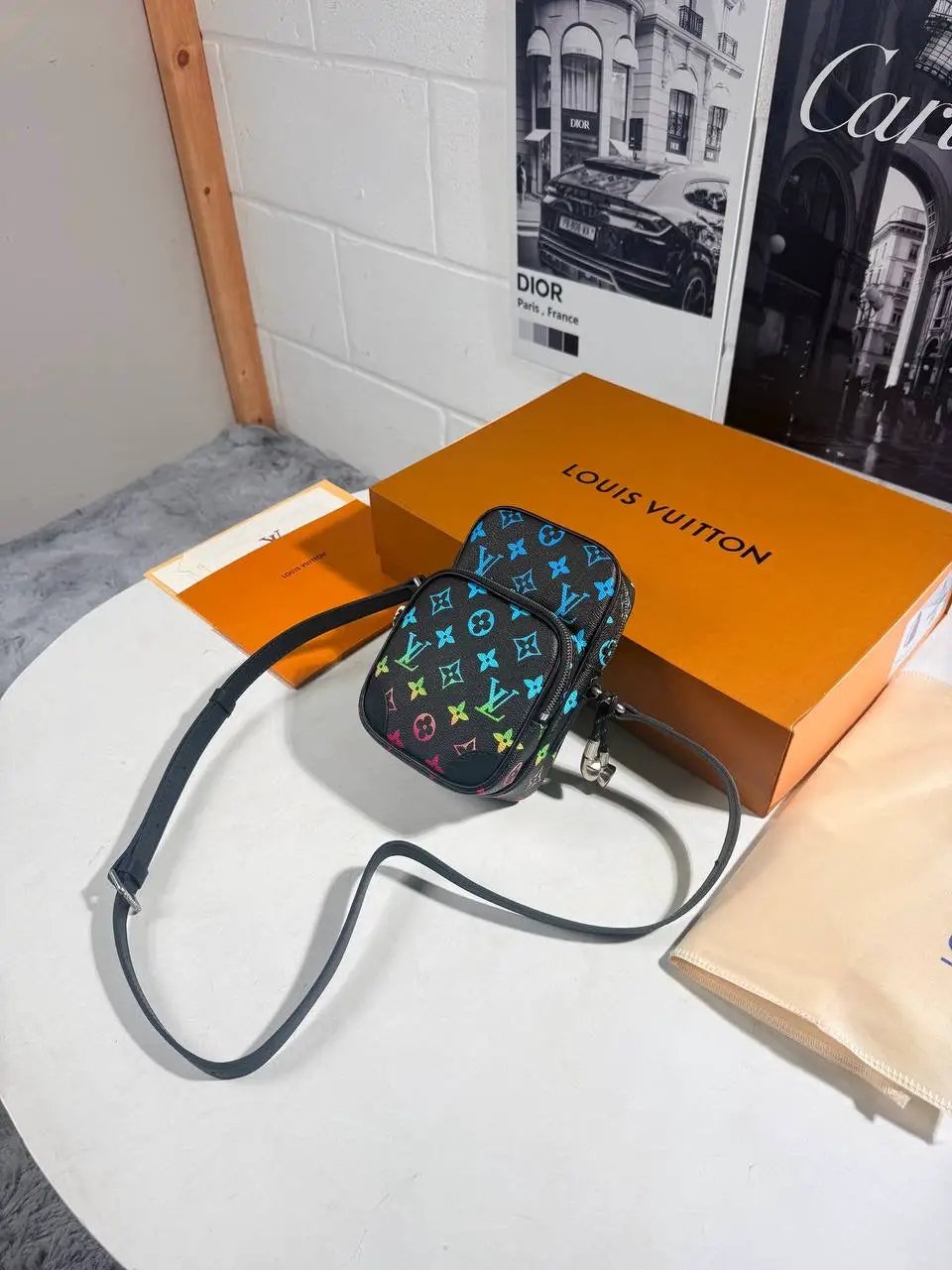 LVE MONOGRAM IRDESCENT BAG