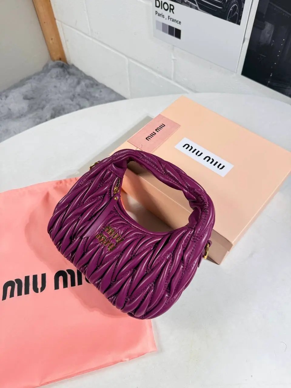 MIU MATELASSE NAPPA LEATHER BAG by Stock supplier