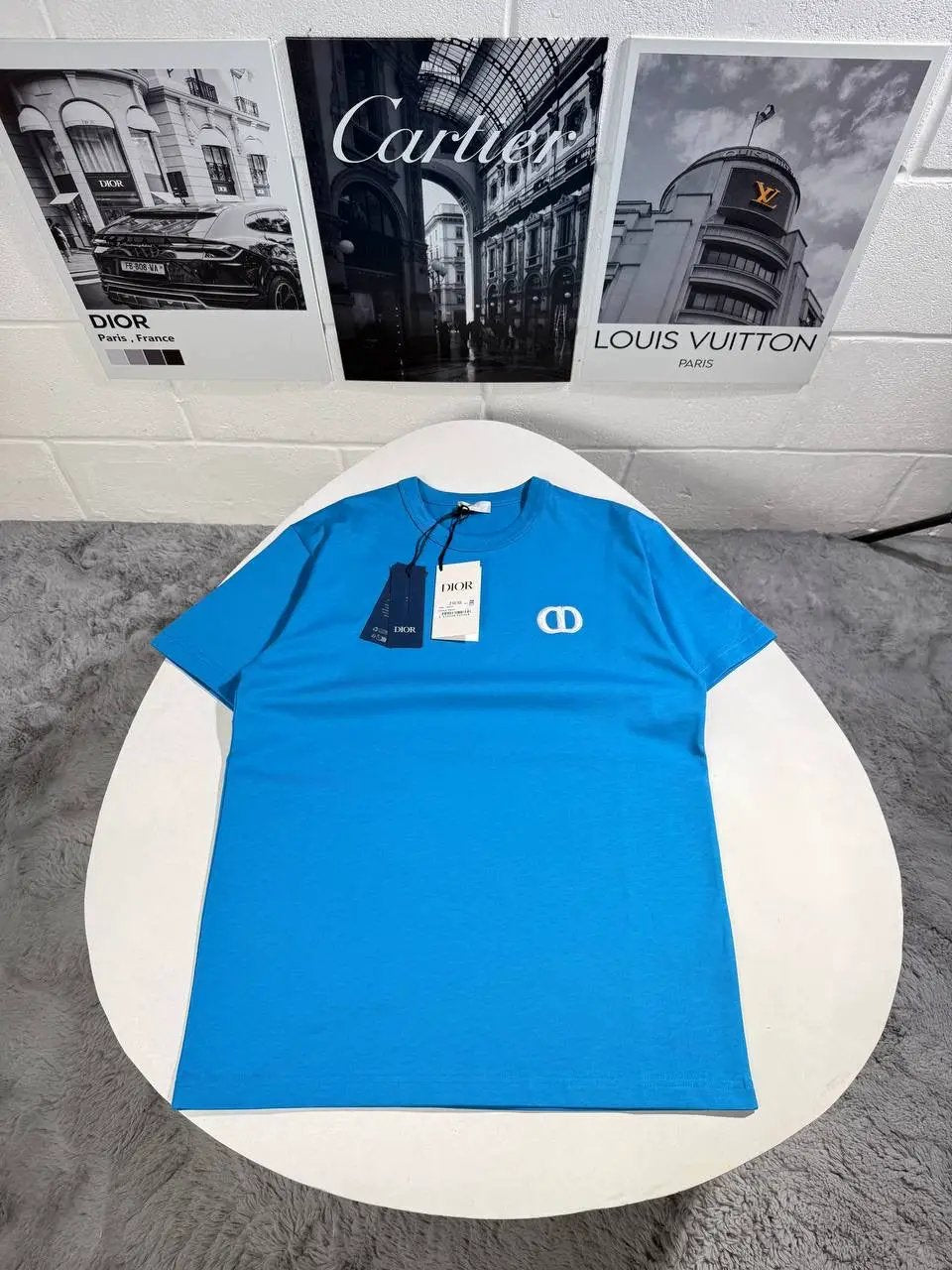 CD T SHIRT BLUE by Stock supplier