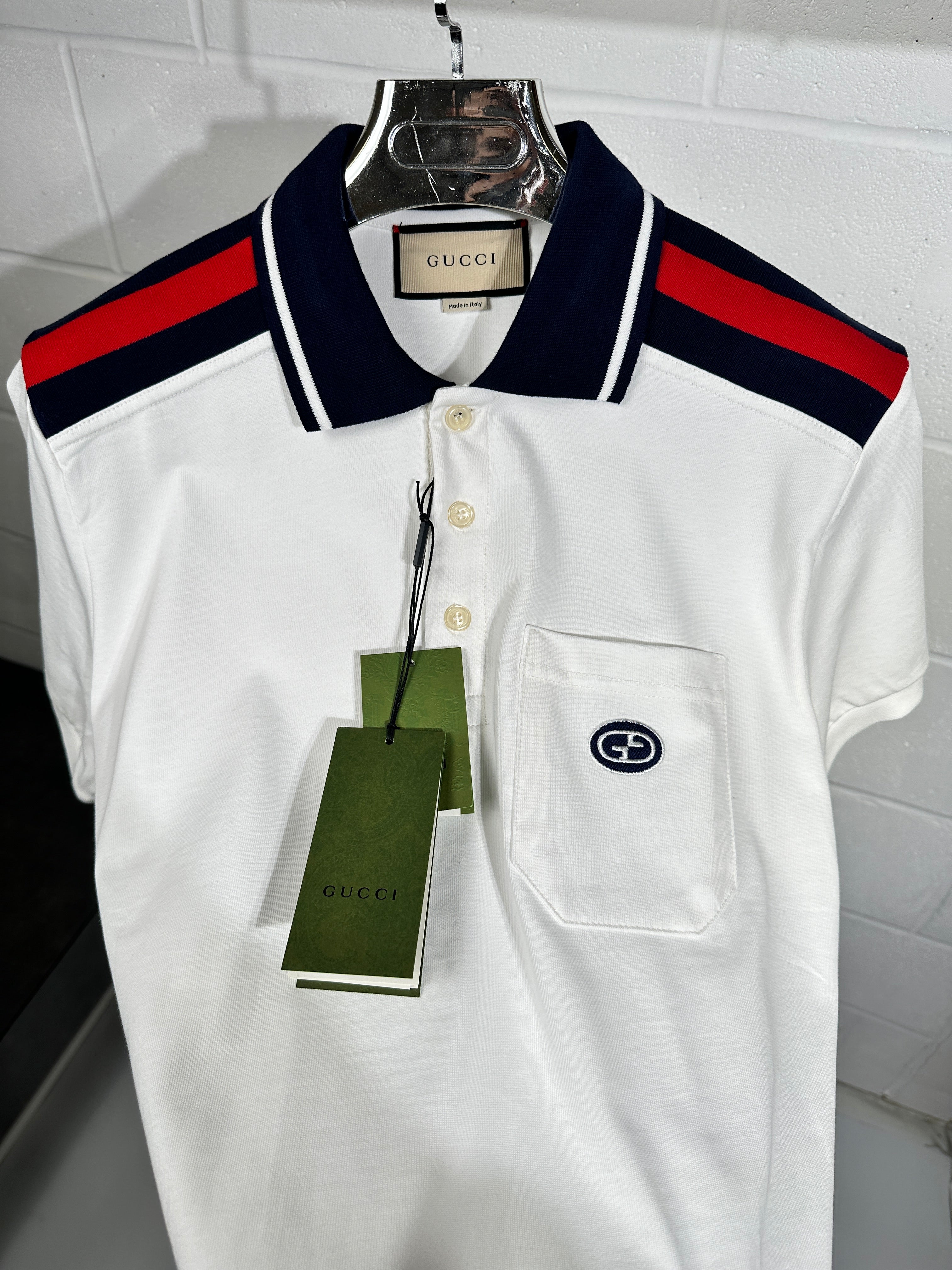 Gucci - polo blanc