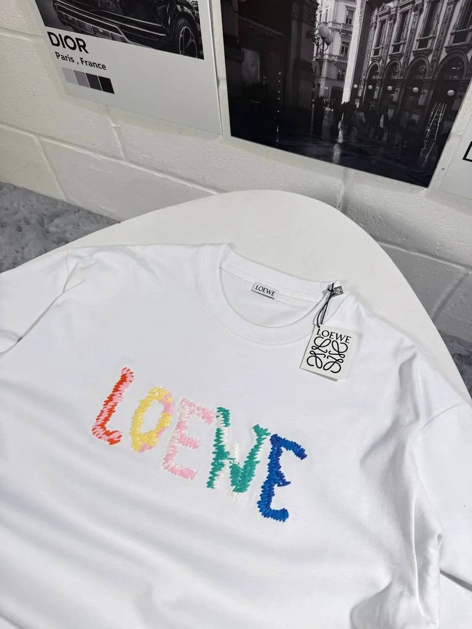 LOWE EMBROIDERED LOGO TSHIRT by Stock supplier