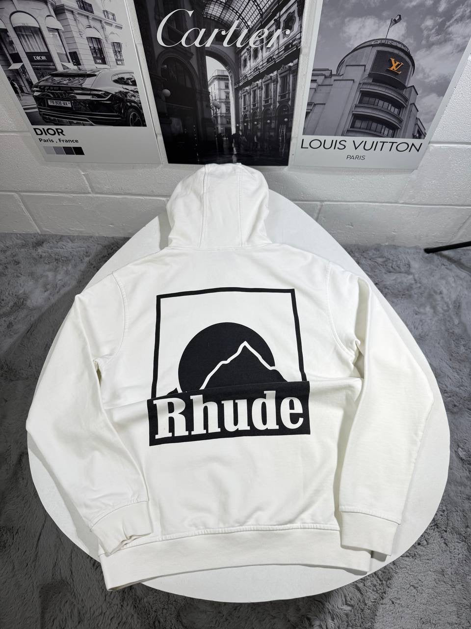 RHD HOODIE WHITE by Stock supplier