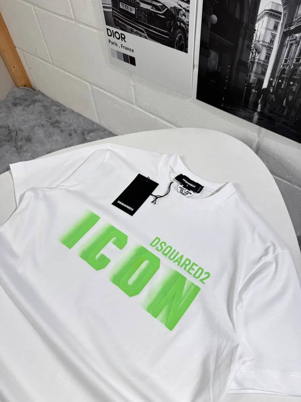 DSQ2 T SHIRT WHITE by Stock supplier