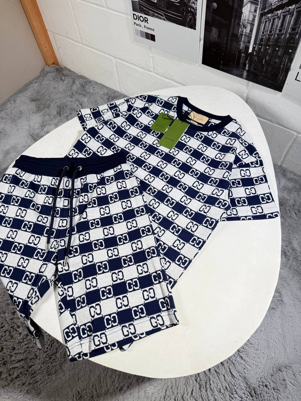 UCCI KNITTED SHORTSET
