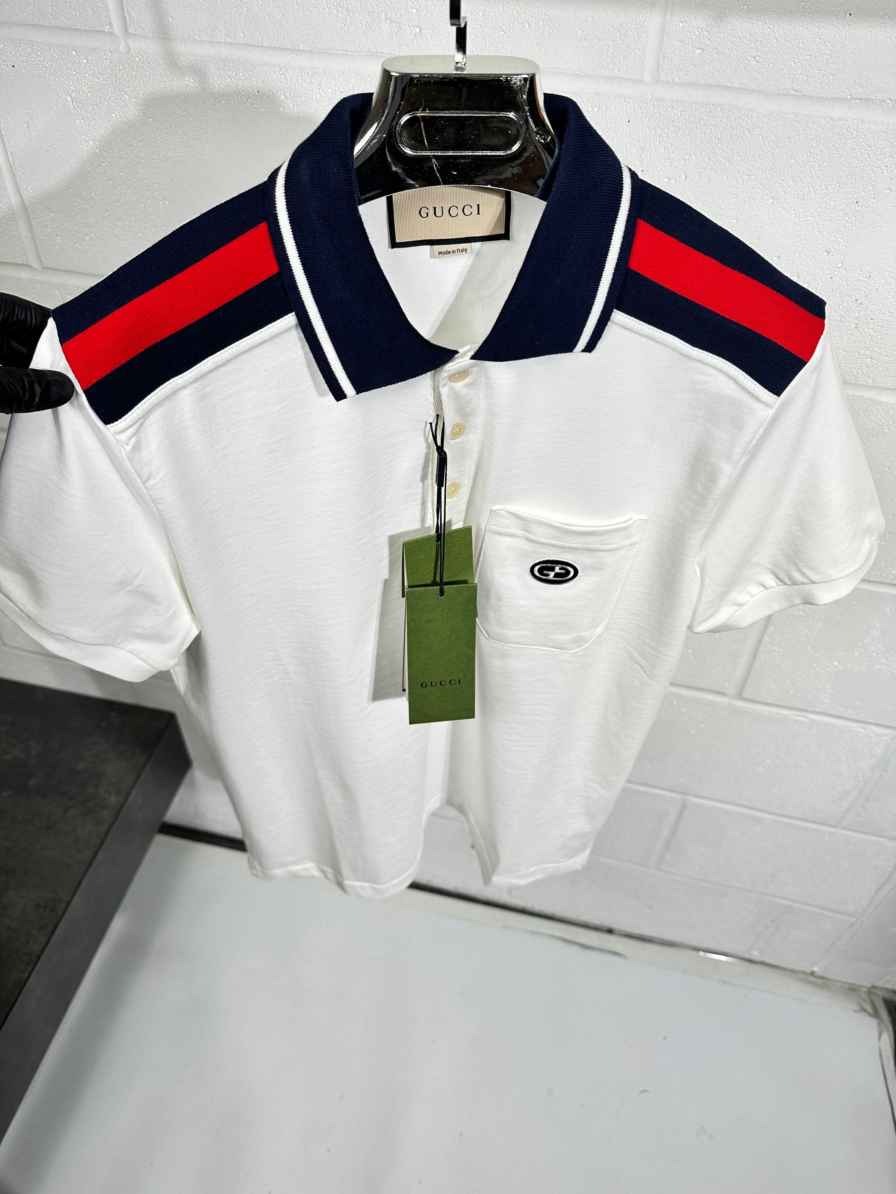 Gucci - polo blanc