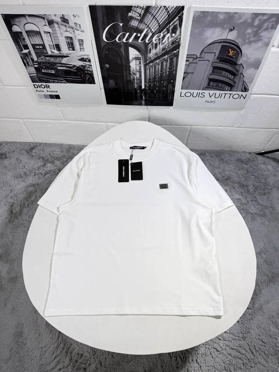 D&G T SHIRT WHITE by Stock supplier