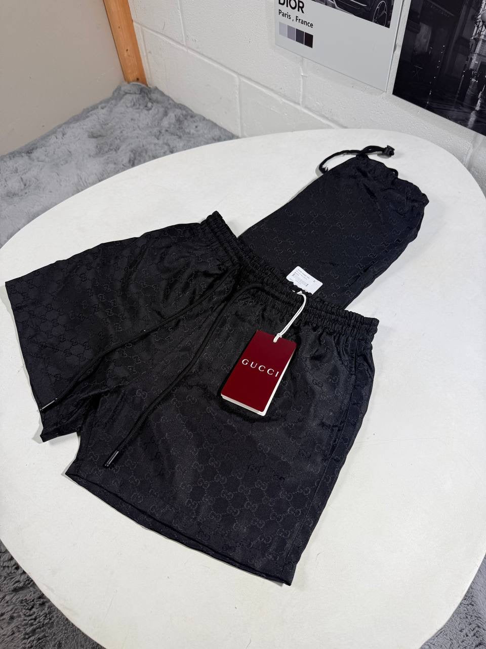 UCCI BLACK SHORTS