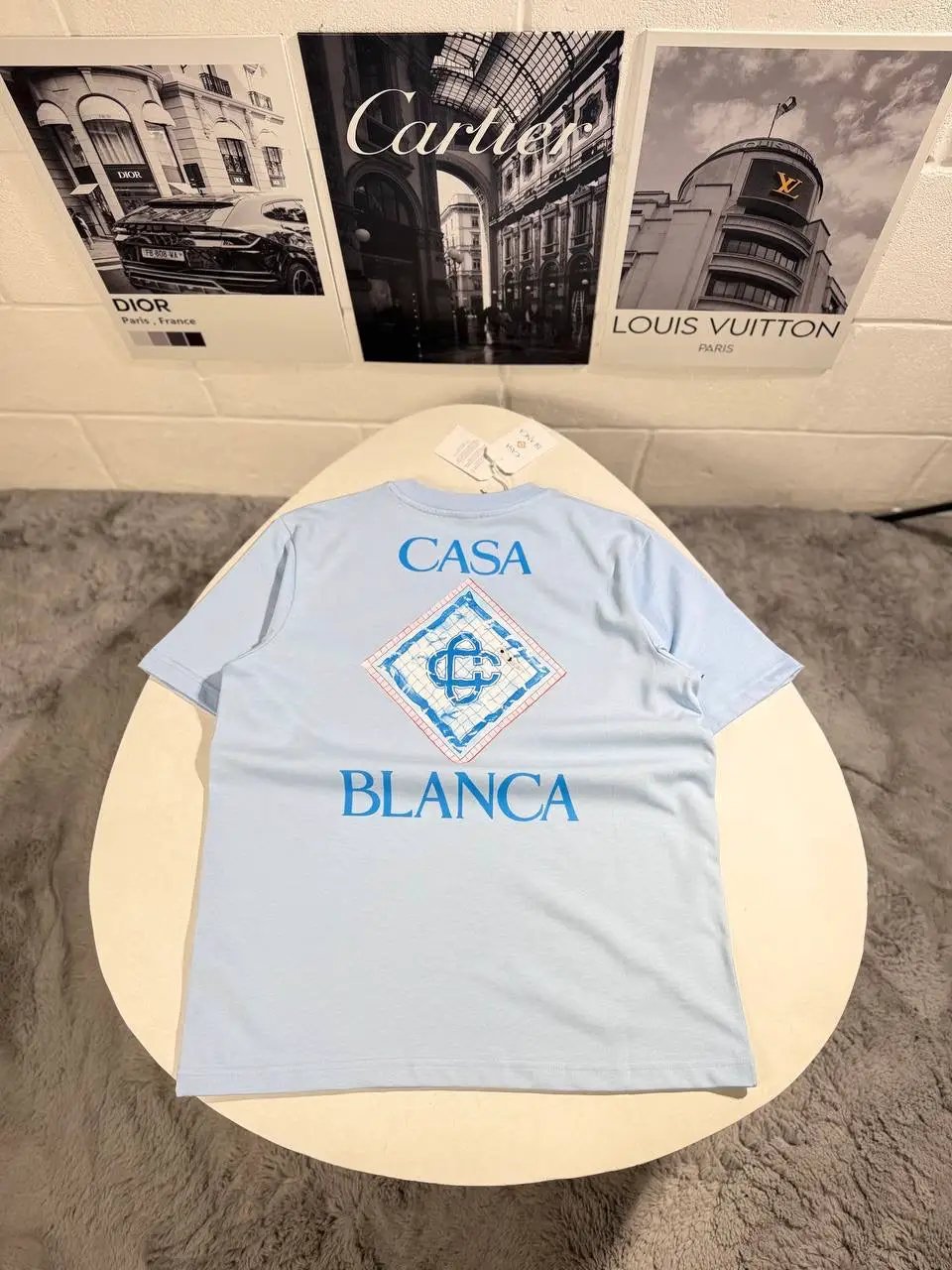 CASA T SHIRT BABY BLUE by Stock supplier