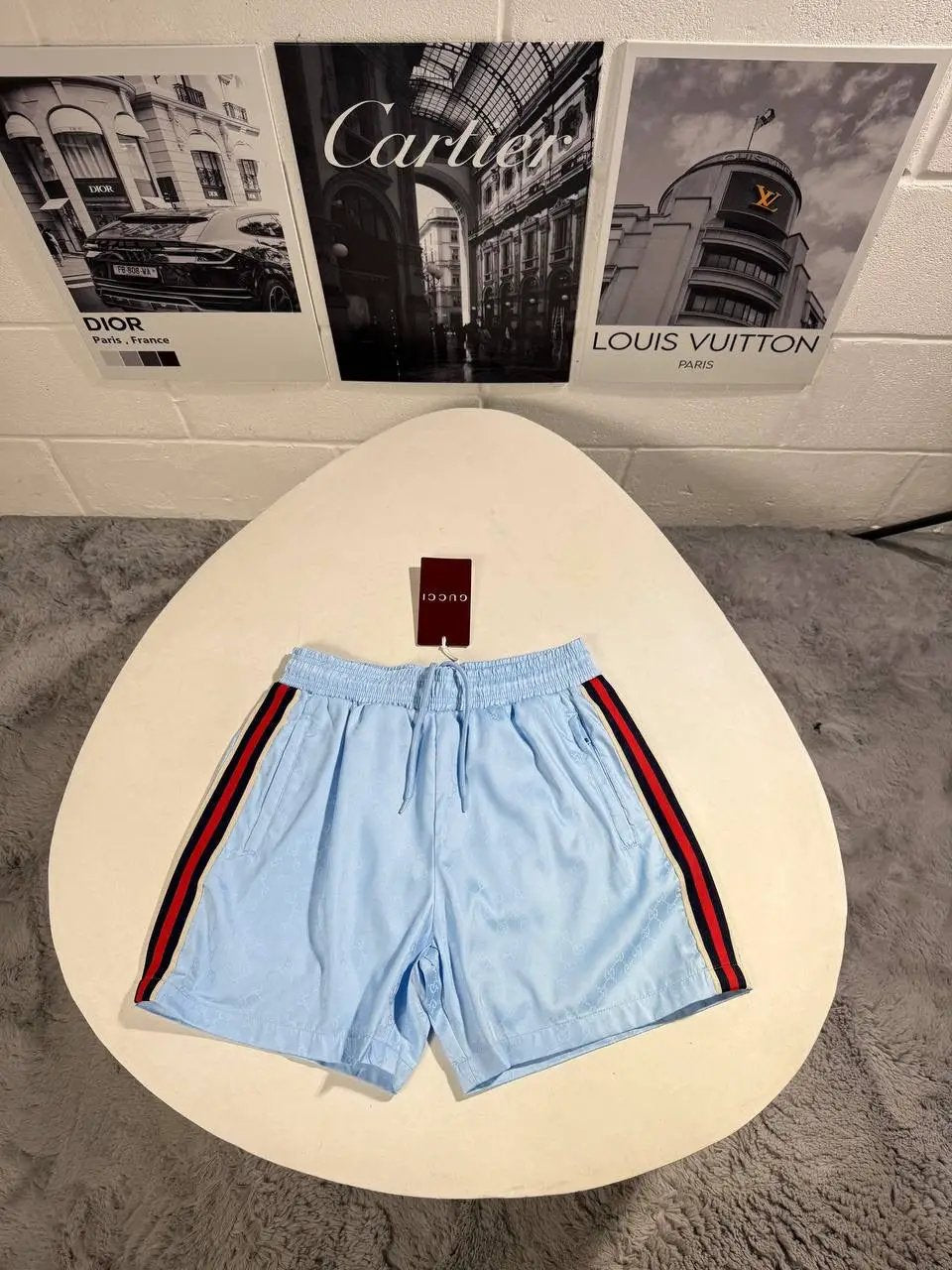UCCI STRIPPED SHORTS by Stock supplier