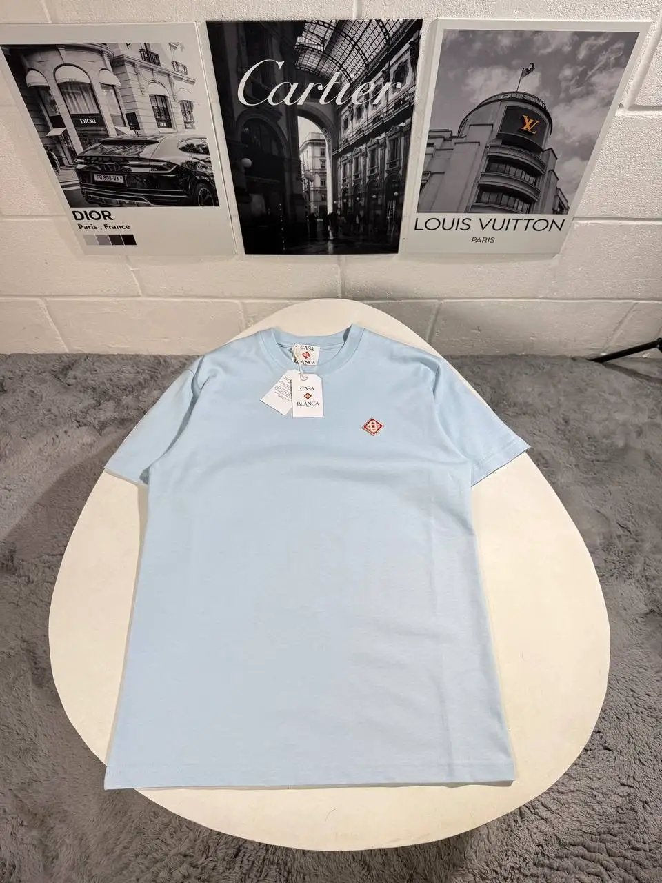 CASA T SHIRT BABY BLUE by Stock supplier