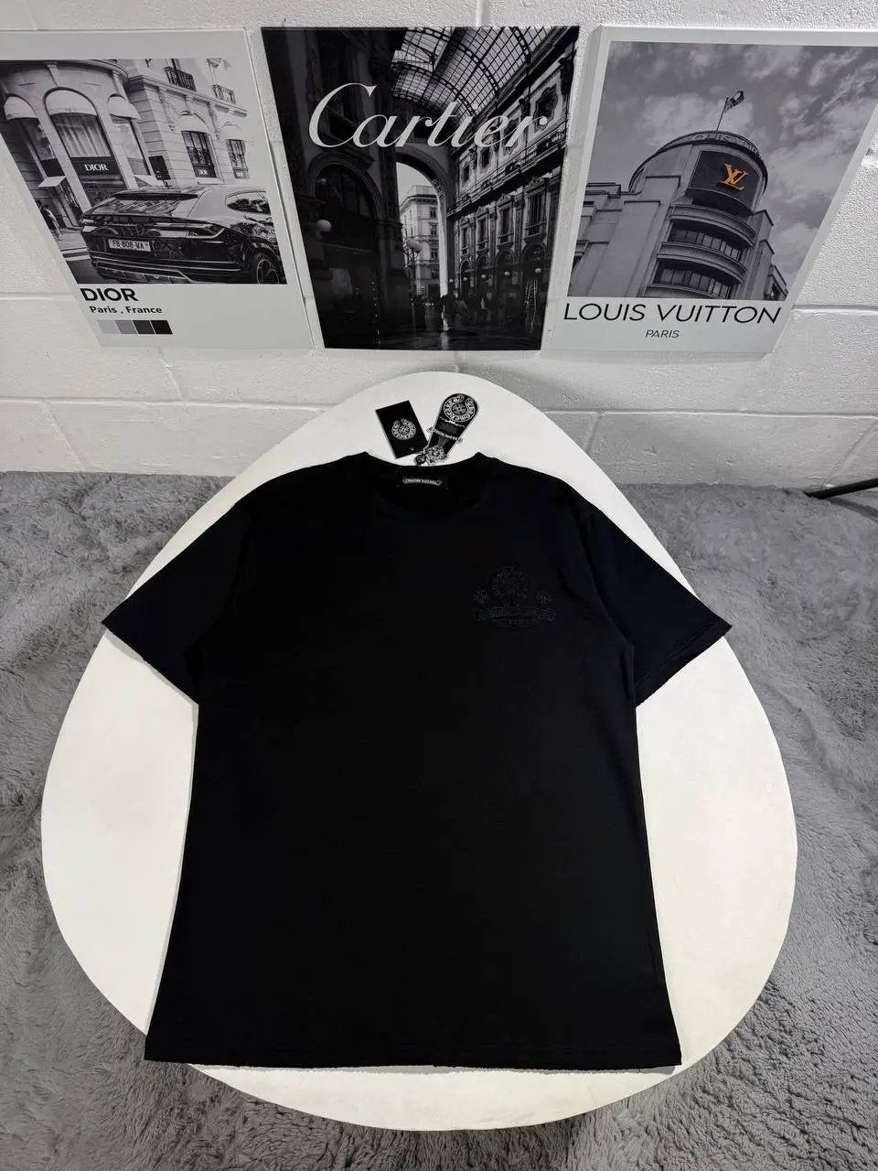 CHROME TSHIRT BLACK by Stock supplier
