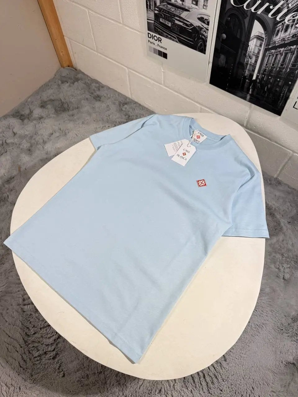CASA T SHIRT BABY BLUE by Stock supplier
