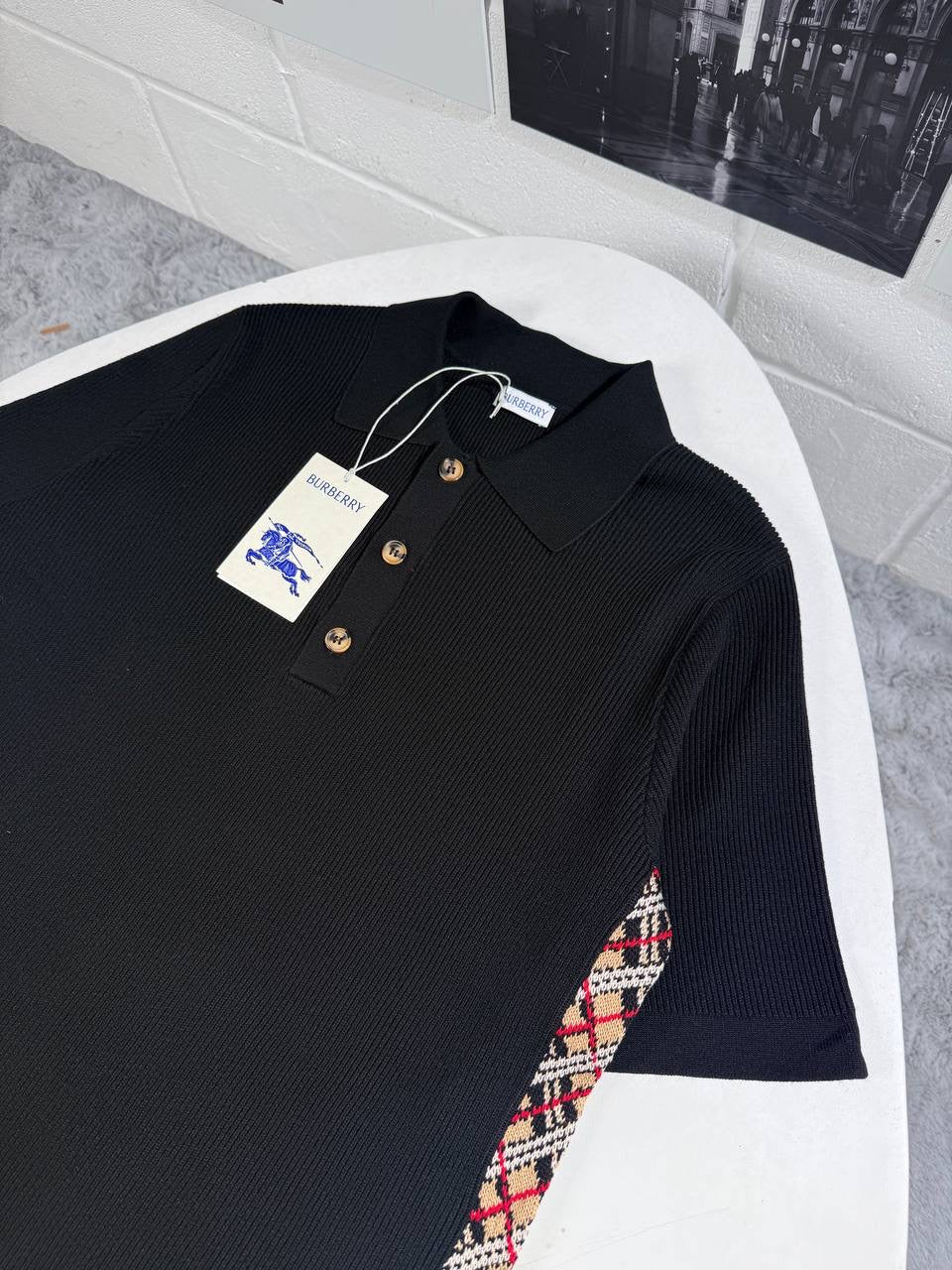 BURB KNITTED POLO
