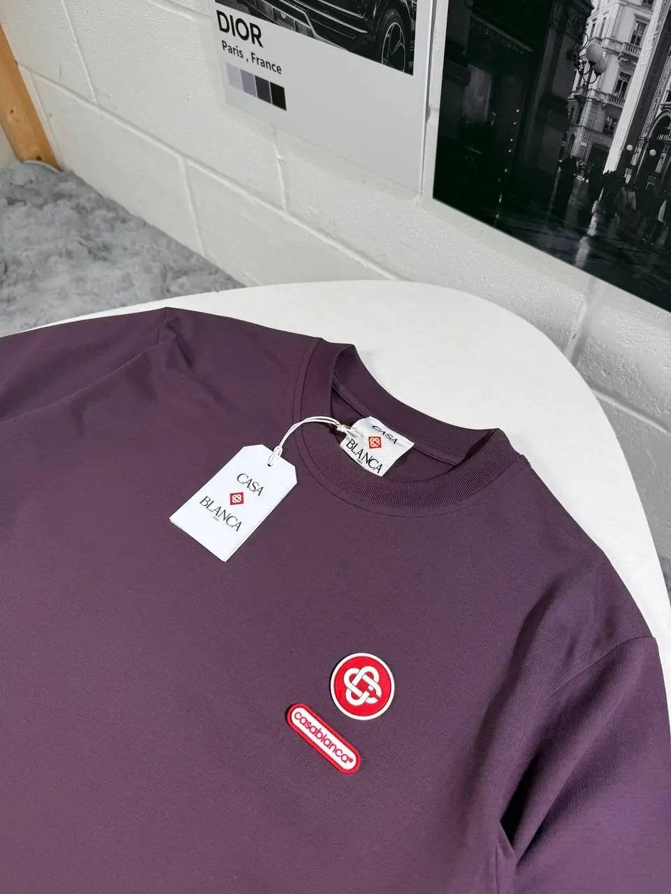 CASA T SHIRT PURPLE by Stock supplier