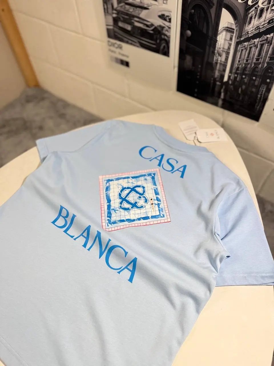 CASA T SHIRT BABY BLUE by Stock supplier