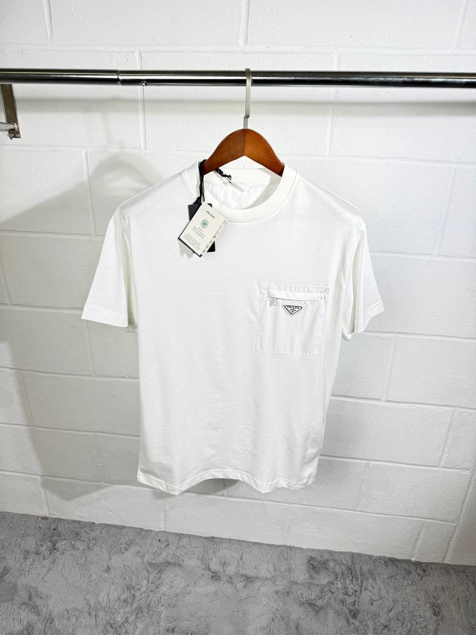Prada pocket tshirt white