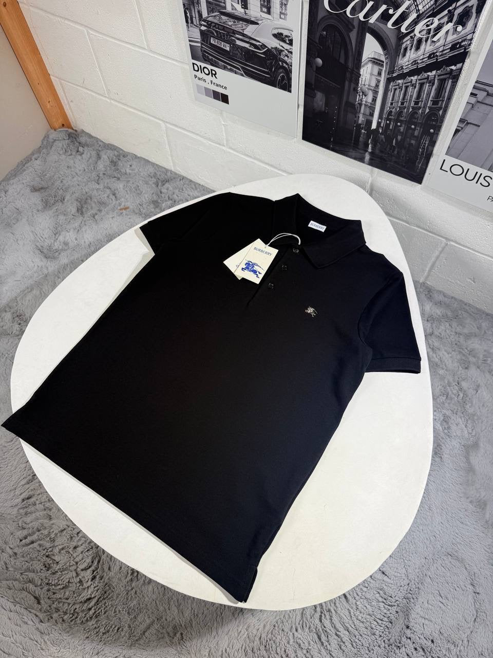 BURB METAL LOGO POLO
