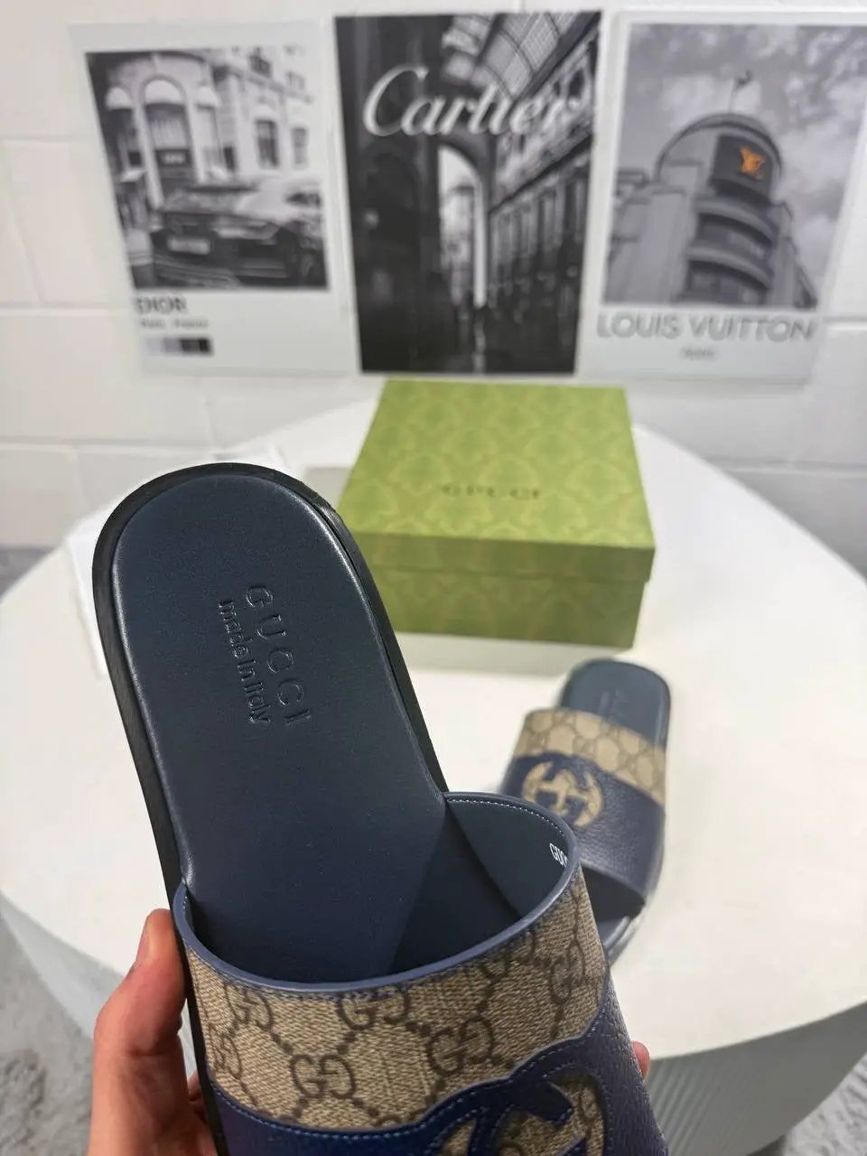 UCCI BLUE LOGO SLIDERS by Stock supplier